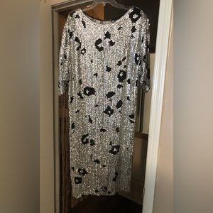 Rare Find- Vintage Kenar 2 Sequin Dress like worn in 1980s “Weird Science”